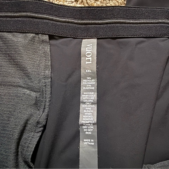 Vuori Fleet Jogger Pants Black V444 Zip Pocket Size XXL - Picture 7 of 11